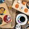 8 PCS Halloween Diamond Art Coasters - DIY Horror Diamond Painting Coasters Kits with Holder, Small Diamond Dot Coasters for Adults Beginners Art Craft Supplies